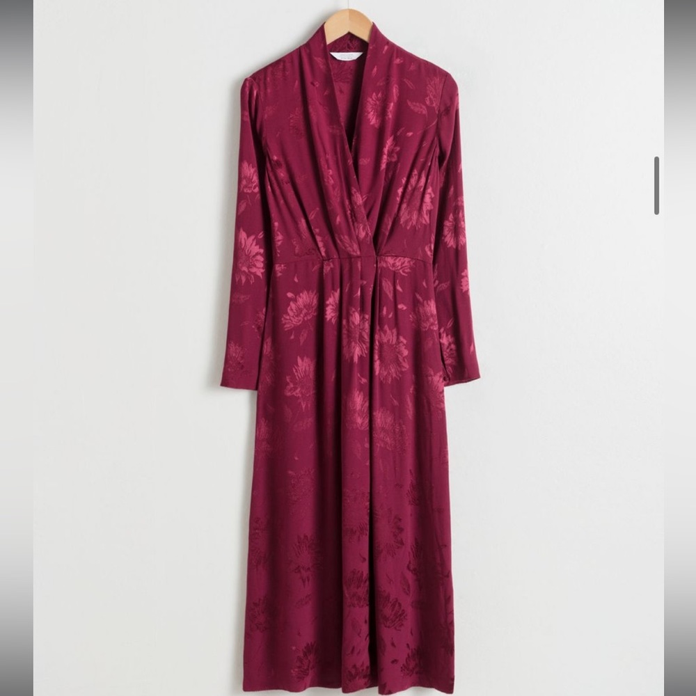 & Other Stories Floral Long-Sleeve Dress 🌸